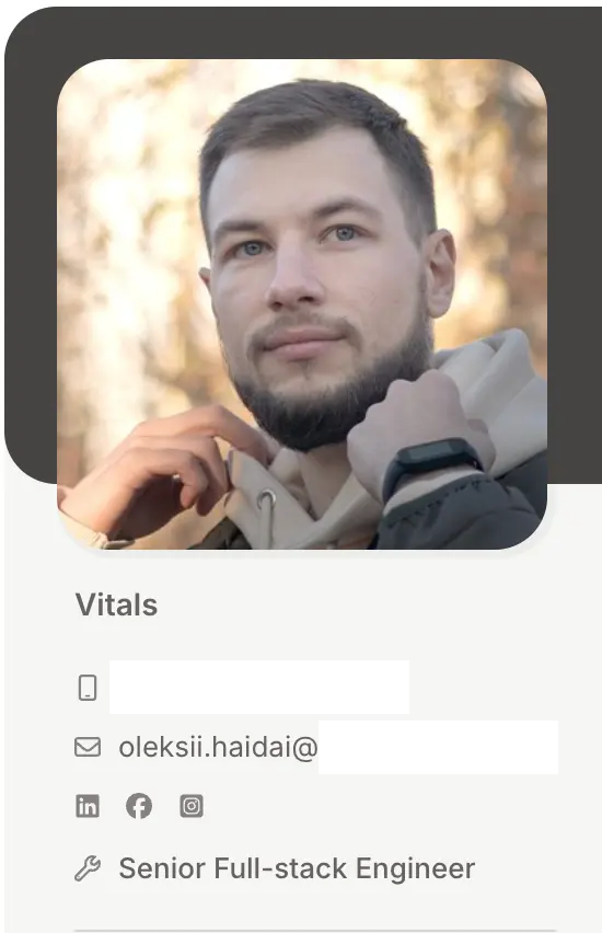 My profile