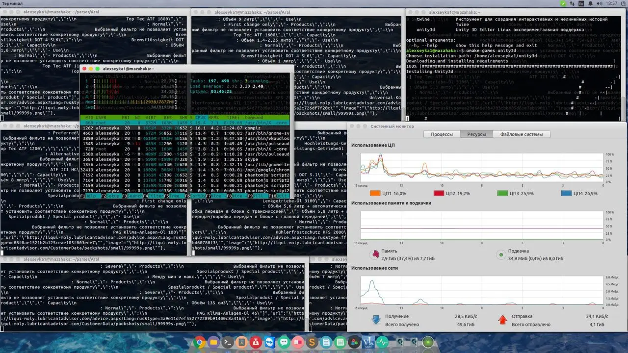 Parsing process